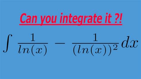 integral of lnx Derivatives Derivative Applications Limits Integrals Integral Applications Integral Approximation Series ODE Multivariable Calculus Laplace Transform Taylor/Maclaurin Series Fourier Series Fourier Transform