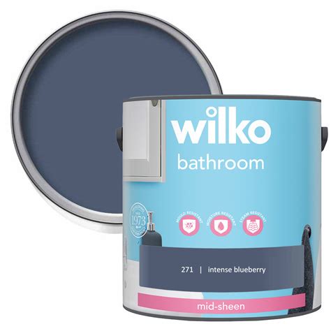 intense blueberry wilko  Easy to apply, just two coats will help disguise any lumps and bumps on your walls