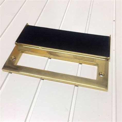 internal letterbox draught excluder brass  Aluminium & Plastic Construction