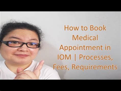 iom medical booking  Before booking and/or attending your medical appointment, the service allows you to: complete your medical history online