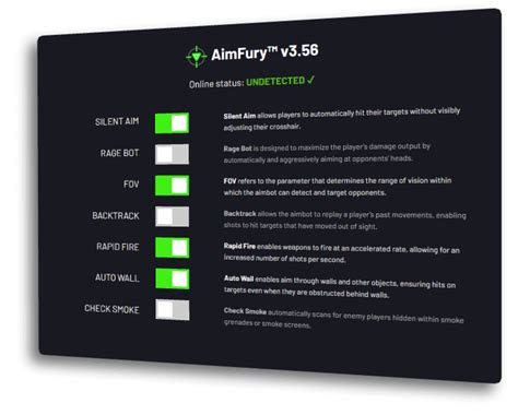 is aimfury safe  AimFury™ Aimbot is a customizable aim assist software that enhances your aim accuracy in first-person shooter games