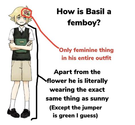 is basil a femboy ALSO IM BACK BABY WOOOOOOO