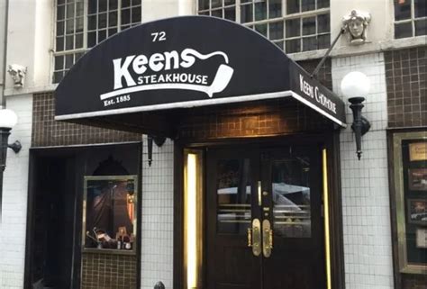 is keens steakhouse cash only  Other excellent steakhouses are Benjamin, Quality Meats, Wolfgangs, Strip House, Gallaghers, BLT Prime