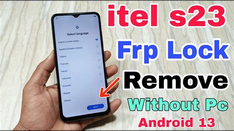 itel s23 frp file  2) Install Samsung Driver on PC