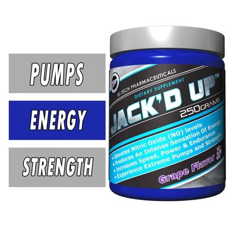 jack d up pre workout  Red X Lab Juiced Pre-Workout *VALUE SIZE!* 250g / 42 ServingsCaffeine: At 200mg, the Bucked Up Pre-Workout supplement has a caffeine content in the range we expect for a pre-workout supplement, if on the low side of that range