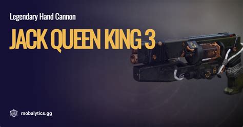 jack queen king 3 JACK QUEEN KING 3 - Sundial Legendary Hand Cannon [Destiny 2]Twitter : : -- Watch live at the history of Jack Queen King 3 across 2 versions From 2017