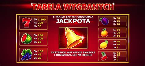 jackpot bells za darmo  Jest to z jednej strony bardzo prosta gra owocowa, a z drugiej kryje w sobie atrakcyjne możliwości wygranych – zapewne dlatego tak wielu graczy ją lubi