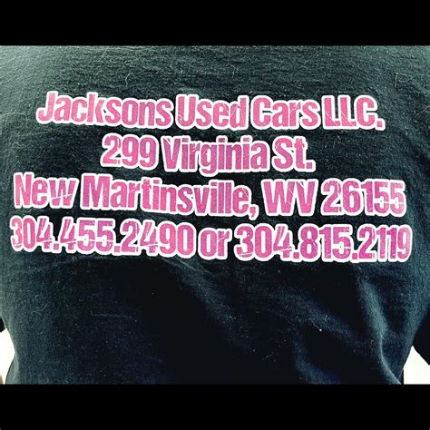 jacksons used cars new martinsville wv  We’re completely free to use – no hidden charges or fees