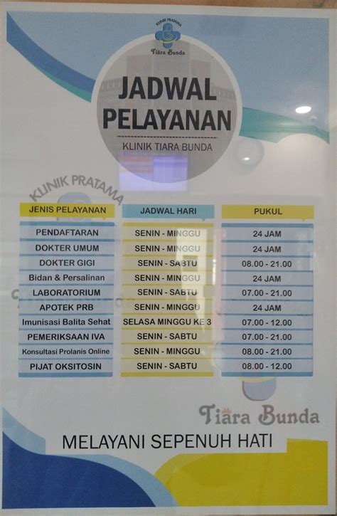 jadwal dokter gigi klinik tiara bunda bekasi  Bekasi Sel