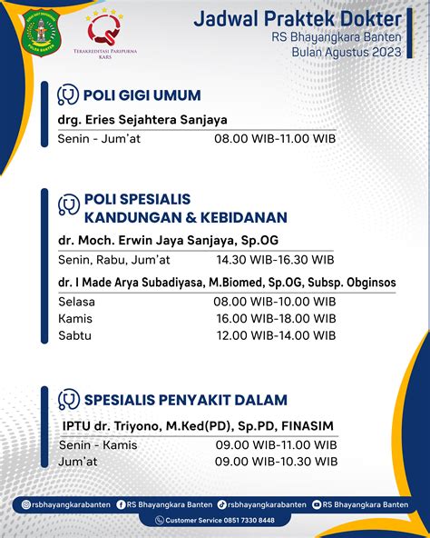 jadwal dokter rs. bhayangkara jambi  (+62 741) 591 9000 layanan gawat darurat: Pasien juga dapat melakukan booking perjanjian langsung kepada dokter