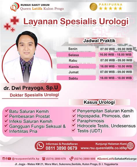 jadwal dokter urologi di bmc padang U