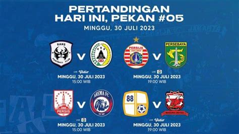 jadwal persebaya live indosiar 00 WIB