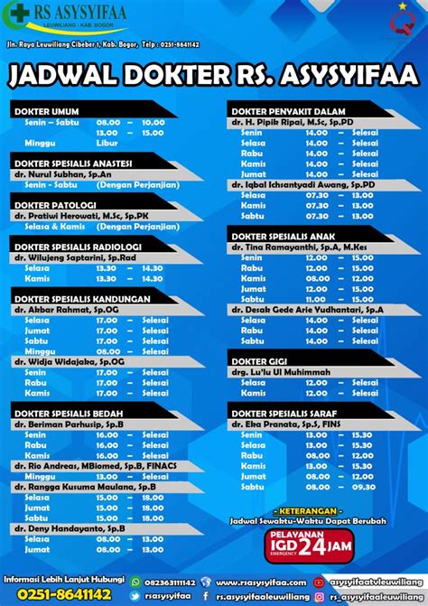 jadwal praktek dokter rsud soewondo pati 00-13