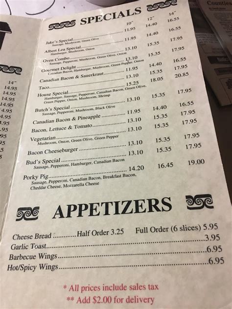 jakes pizza albert lea menu  Share