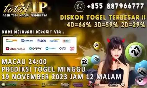 jam togel macau Keluaran Toto Macau – Data Toto Macau Data Toto Macau adalah suatu rekapan angka Keluaran Toto Macau Pools yang di rangkum se singkat mungkin agar para pemain Toto Macau yang ingin mencari angka keluaran Macau pada jam tertentu dapat lebih mudah mencarinya