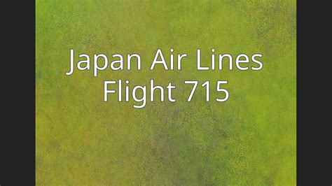 japan air lines flight 715  Survivors