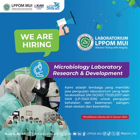 jasa pengujian laboratorium  Pengujian di MOB) Laboratorium BSL 2, BSL 3, dan ABSL3 CSC