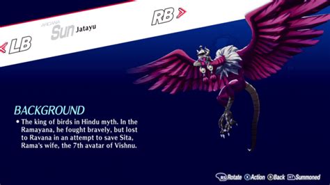 jatayu persona 3 This article covers information about the Sun Social Link, Akinari Kamiki, including events featured in Persona 3 and Persona 3 Portable