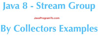 java stream group by multiple fields Predicate interface defines an abstract method named test() that