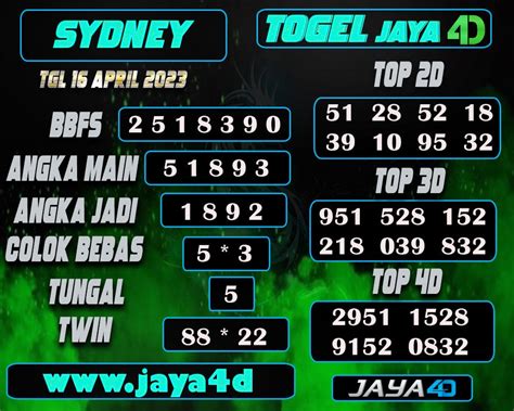 jaya togel sydny  3587 8904 6972 3769 8989 8493 4056