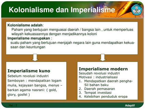 jelaskan persamaan dan perbedaan kolonialisme dan imperialisme Perlawanan bersenjata terhadap kolonialisme dan imperialisme terhadap VOC dan pemerintah kolonial belanda dimulai sejak awal abad XVII sampai awal abad XX