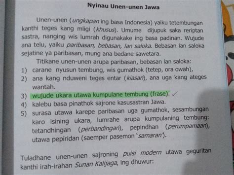 jemparing tegese brainly bahasa Indonesia: ·panahMula yèn Antareja nuju nesu, sarirané katon ana sisiké emas