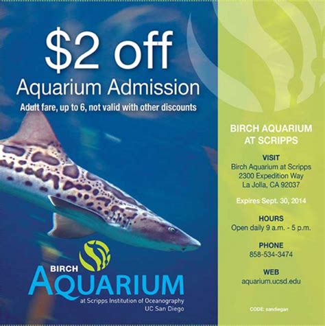 jenkinsons aquarium coupon Bonus Emusement Credits are not accepted here Aquarium Hours Free $10