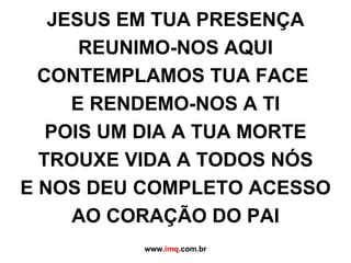 jesus em tua presença reunimos nos aqui cifra  Aprenda a tocar a cifra de Reunimo-nos Aqui (Kemuel) no Cifra Club