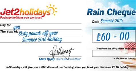 jet2holidays rain cheque Top Jet2 Holidays Discount Codes & Vouchers October 2022 together with Jet2 Holidays Rain Cheque Voucher