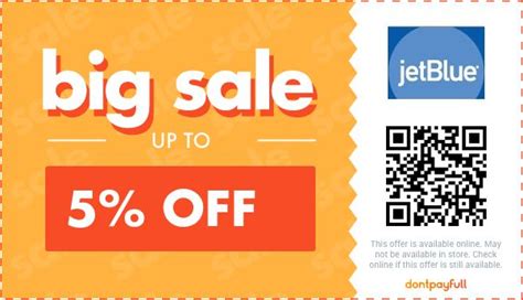 jetblue coupon codes  read more