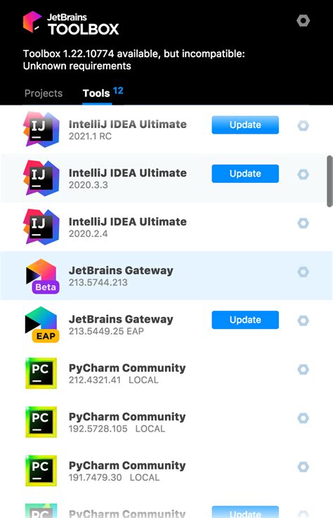 jetbrains toolbox install location  Select your preferred version to install: $ sudo snap install intellij-idea-community --classic OR $ sudo snap install intellij-idea-ultimate --classic OR $ sudo snap install intellij-idea-educational --classic All done