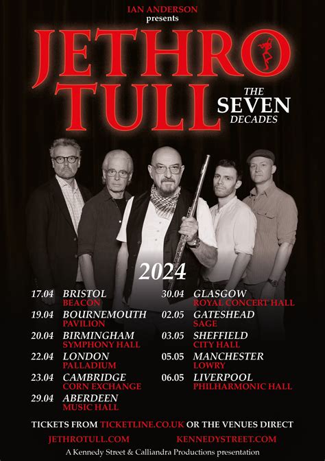 jethro tull seven decades tour setlist  Avg start time