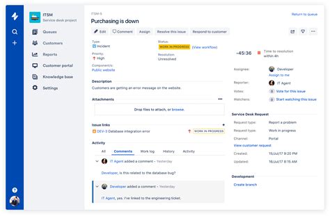 jira service desk examples It provides a sense of the service desk’s efficiency and can be associated with customer satisfaction