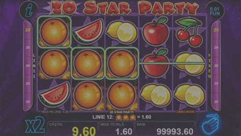 joacă 20 star party pe bani reali  În lume există zeci de cazinouri online care oferă posibilitatea de a paria pe bani reali în Gaminators de la Novomatic