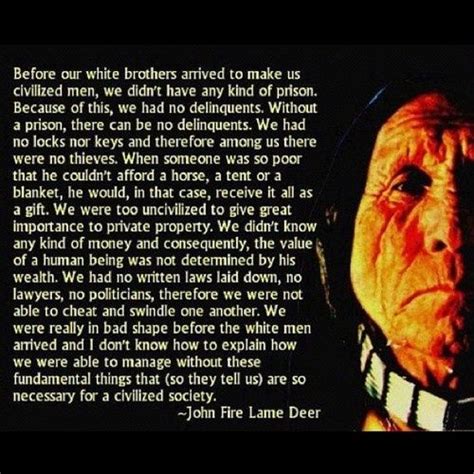 john fire lame deer quotes  Me Quotes