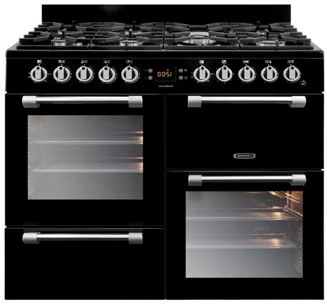 john lewis gas cookers 50cm  NordMende NordMende 60CM Freestanding Double Cavity LPG Gas Cooker - Black | CTG62LPGBK