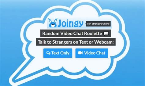 joingy video chat  The premise was rather straightforward: when you used Omegle, it would randomly place you in a chat with someone else