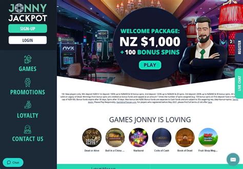 jonny jackpot nz  Jonny Jackpot is one of the few casinos with a $5 deposit option