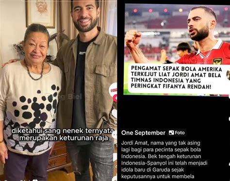 jordi amat keturunan raja siau  Debut calon pemain naturalisasi timnas Indonesia Jordi Amat di Johor