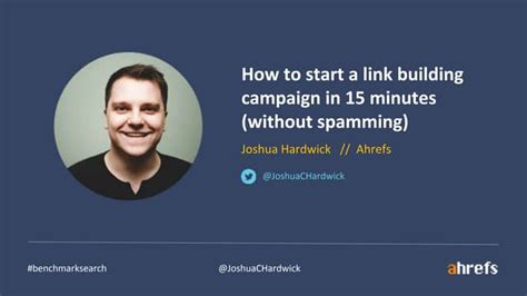 joshua hardwick ahrefs linkedin  Examples of what I've produced and/or established: - Tech newsletters + long-form pieces (Tech in Asia) - SEO-first marketing blog posts (Ahrefs, Sleeknote, FWD)<br>- TV news