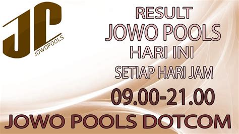 jowopools live draw  Pengundian setiap hari Pukul 09:00 AM & 21:00 PM