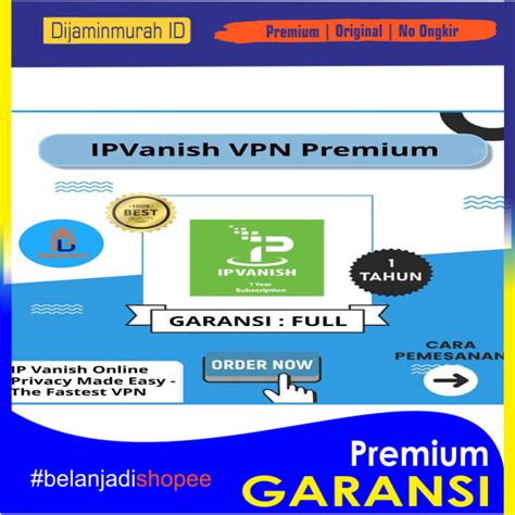 jual vpn premium  IpVanish VPN PREMIUM 1 Tahun BERGARANSI