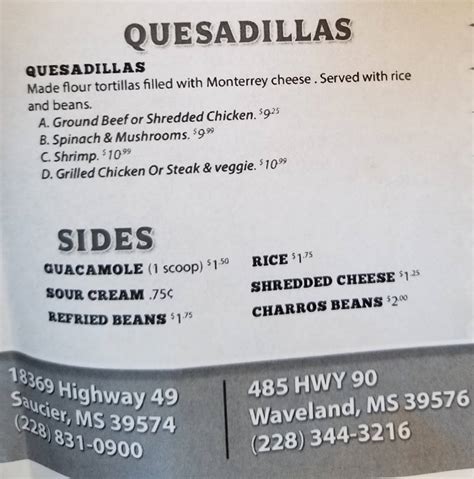 juan tequilas 4 waveland menu  Facebook