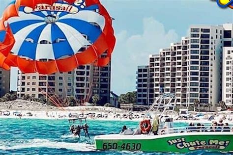 just chute me destin  We are located in the Just Chute Me Parasail red ticket building