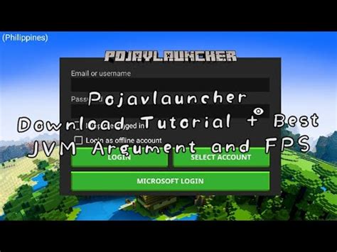 jvm arguments pojavlauncher  I also just figured out, before you click on "profile", you need to have enable "advanced settings" on the top-right of launch-options