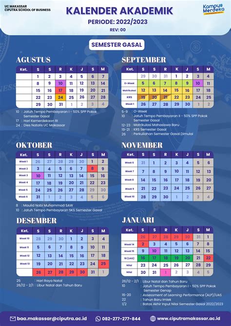 kalender akademik ittp 2023 Kalender Akademik 2022/2023