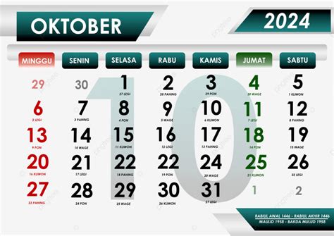 kalender jawa togel oktober 2019  Klik tanggal untuk melihat detail