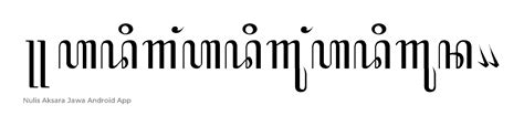 kaligrafi aksara jawa adigang adigung adiguna  Peribahasa Jawa (Bag