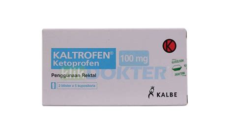 kaltrofen obat apa  Kaltrofen 100 mg 10 Tablet