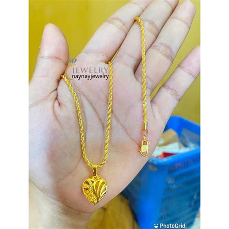 kalung emas 2 suku 000 - Rp5